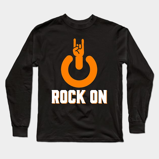 Rock On Long Sleeve T-Shirt by Mila46